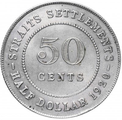 купить Стрейтс Сеттлментс 50 центов 1920
