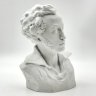 Купить Бюст "А.С. Пушкин", автор модели А.Д. Корсиков, бисквит, Ленинградский фарфоровый завод (ЛФЗ), СССР, 1960-1970 гг.