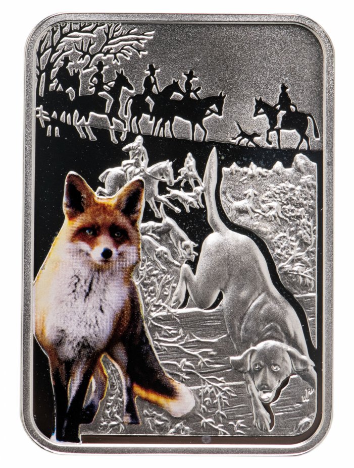 купить Ниуэ 1 доллар 2012 "Охота на лис" в буклете