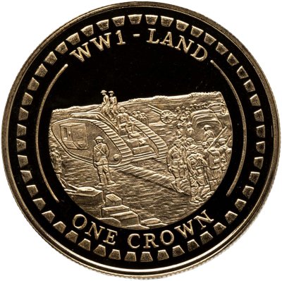 купить Гибралтар 1 крона (crown) 2014 "Первая Мировая война - на земле"