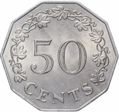 купить Мальта 50 центов 1972