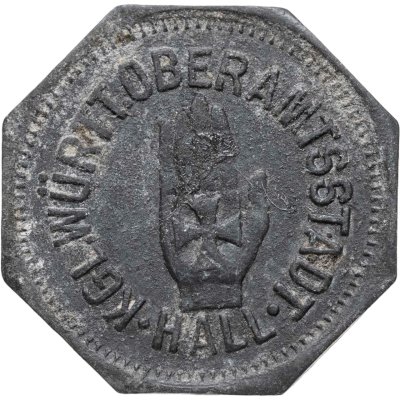 купить Германия "Швебиш-Халль" 5 пфеннигов 1917 нотгельд