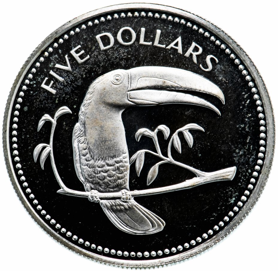 купить Белиз 5 долларов (dollars) 1974