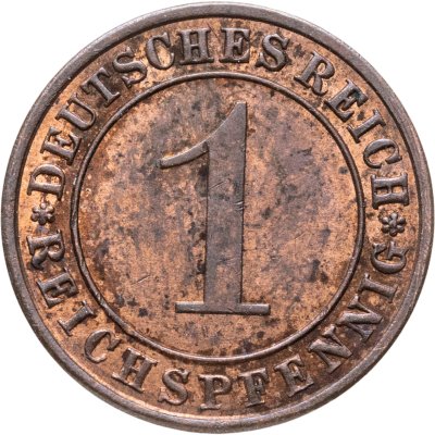 купить Германия 1 рейхспфенниг (reichspfennig) 1936 A знак монетного двора "A" — Берлин