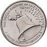 Купить США 1/4 доллара (25 центов, квотер) 2026 Р "250 лет независимости США. Декларация независимости", знак монетного двора: "P" - Филадельфия