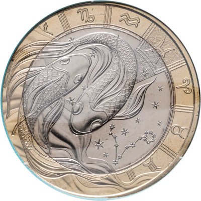 купить Франция 5 евро 2025 "Знаки зодиака - Рыбы"