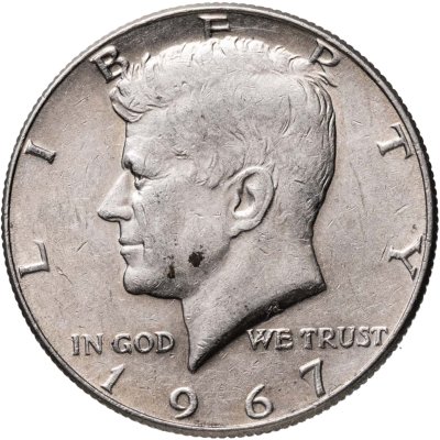 купить США 50 центов (1/2 доллара, half dollar) 1967 Kennedy Half Dollar (Кеннеди)