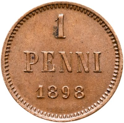купить 1 пенни (penni) 1898 Российская Финляндия