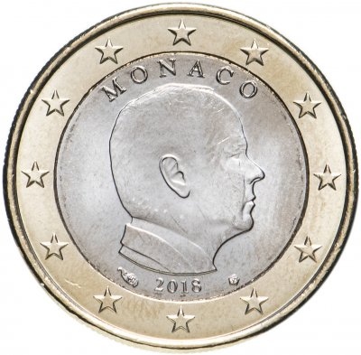 купить Монако 1 евро 2018