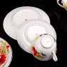 Купить Сервиз чайный "Цветы юга", художник Л.И. Лебединская, на 3 персоны (13 предметов), фарфор, роспись, золочение, Ленинградский фарфоровый завод (ЛФЗ), СССР, 1970-1991 гг.