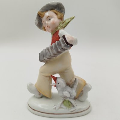 Купить Статуэтка "Мальчик с птичкой", фарфор, роспись, Германия, 1940-1950 гг.