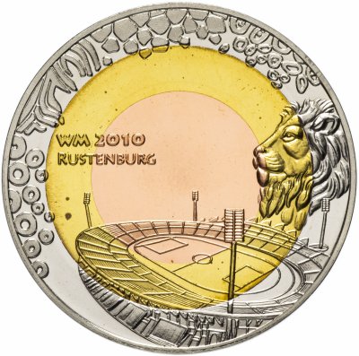 купить Фиджи 1 доллар (dollar) 2010 "Чемпионат Мира по футболу 2010 - Рюстенбург"