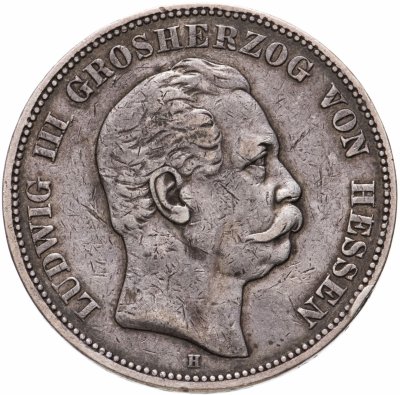 купить Германия (Империя) 5 марок (mark) 1876 H