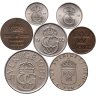 Купить Швеция набор из 7 монет 1963-1984