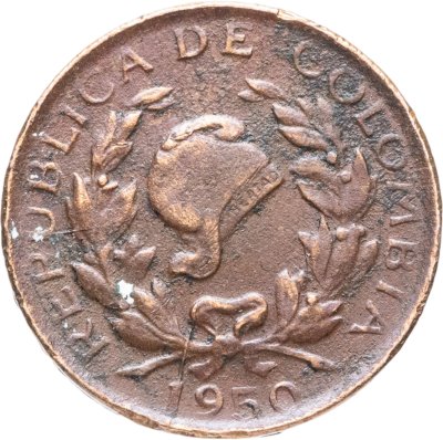 купить Колумбия 1 сентаво (centavo) 1950