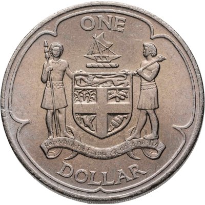 купить Остров Фиджи 1 доллар (dollar) 1969