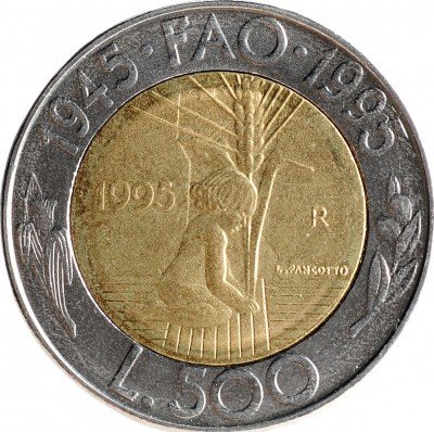 купить Сан-Марино 500 лир 1995