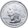 Купить США 25 центов (квотер, 1/4 доллара, quarter dollar) 2008 S Квотер штата Нью-Мексико знак монетного двора: "S" - Сан-Франциско