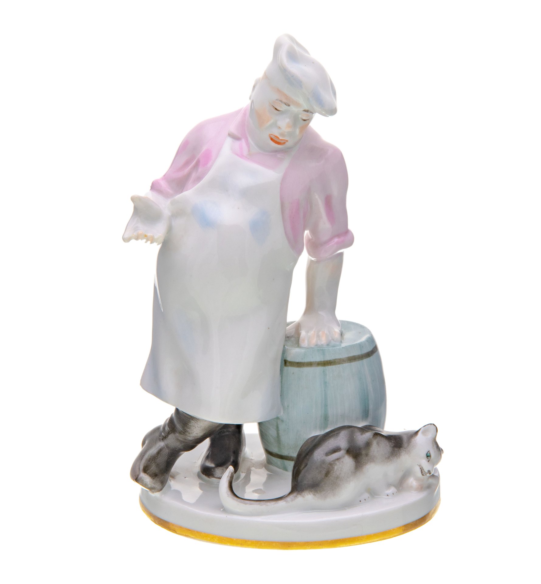 Повар и кот лфз. Повар и кот фарфоровая статуэтка. Лфз «кот и повар» 60-е. Статуэтка фарфоровая ссср лфз "кот и повар". Ленинградский фарфоровый завод повар.