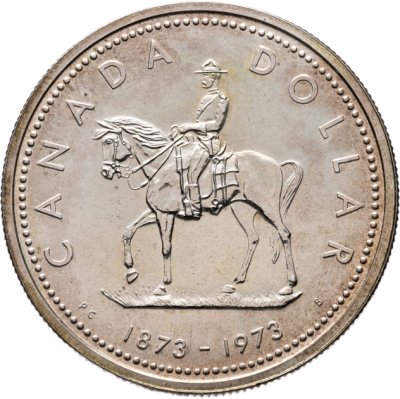 купить Канада 1 доллар (dollar) 1973 "100 лет конной полиции Канады"
