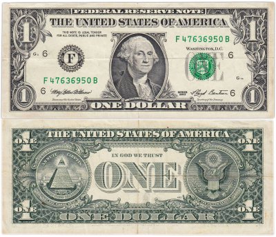 купить США 1 доллар 1993 F-Атланта