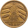 Купить Германия (Веймарская республика) 50 рентных пфеннигов 1924, знак монетного двора "D" — Мюнхен