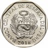Купить Перу 1 соль 2018 "Дарвинов нанду (Rhea pennata)"
