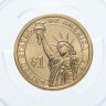 Купить США 1 доллар (dollar) 2008 D Мартин Ван Бюрен (8-й президент США) в слабе ANACS SP69