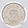 Купить Швеция 5 крон (kronor) 1979 U В слабе DNC MS69