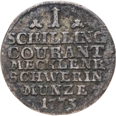купить Мекленбург-Шверин 1 шиллинг 1773