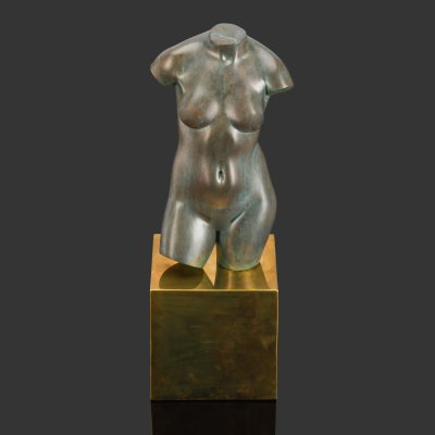 купить Скульптура "Торс", бронза, латунь, Российская Федерация, 2004 г.