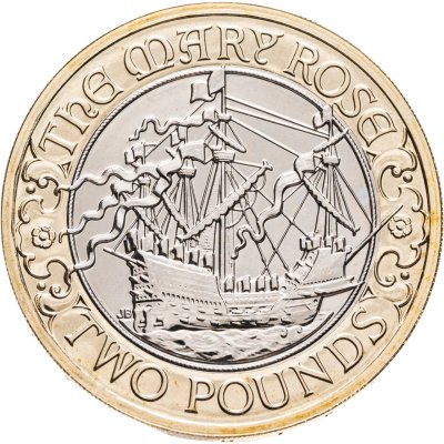 купить Великобритания 2 фунта (pounds) 2011 "500 лет со дня спуска на воду Мэри Роуз"