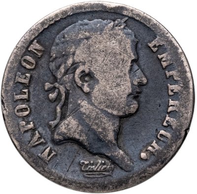 купить Франция 1/2 франка 1813 Наполеон I Бонапарт
