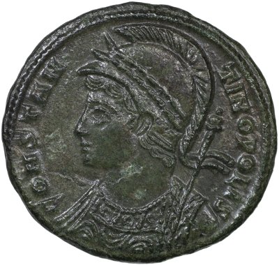 купить Римская империя. Константин I Великий [307-337] Фоллис. бронза. 330-333 Сисция