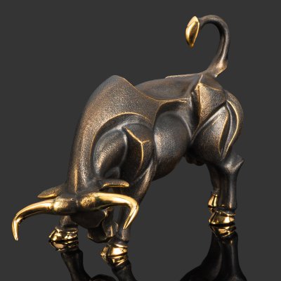 купить Скульптура "Бык Андалузский", бронза, патина, Российская Федерация, 2025 г.