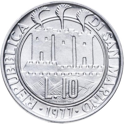 купить Сан-Марино 10 лир (lire) 1977 Экология