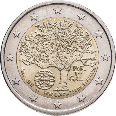 купить Португалия 2 евро (euro) 2007 Председательство Португалии в Евросоюзе