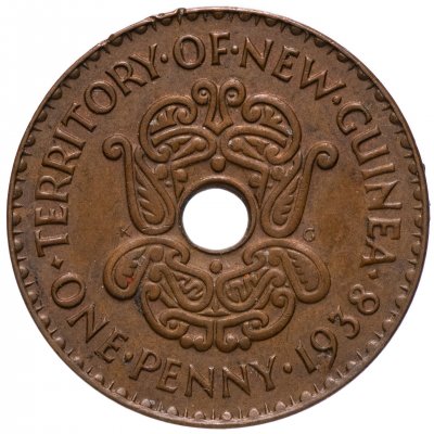 купить Новая Гвинея 1 пенни (penny) 1938