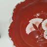 Купить Блюдо сервировочное, украшенное цветочным декором, фарфор, крытье, деколь, дорисовка, Kahla, Германия, 1970-1990 гг.