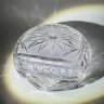 Купить Конфетница с геометрическим декором, стекло, алмазная грань, СССР, 1970-1990 гг.