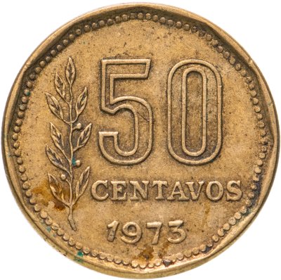 купить Аргентина 50 сентаво 1973