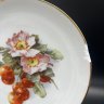 Купить Декоративная тарелка с изображением фруктов и цветов, фарфор, деколь, золочение, Thomas Bavaria, Германия, 1908-1939 гг.