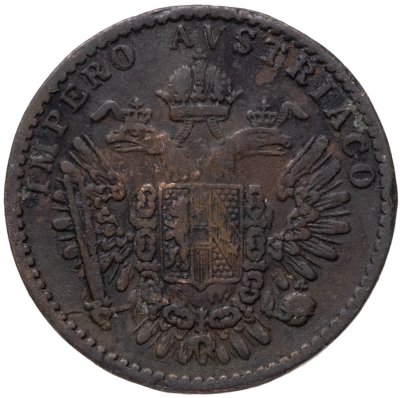 купить Ломбардия-Венеция 3 чентезимо 1852 М