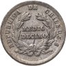 Купить Чили 1/2 десимо (decimo) 1881