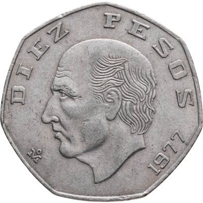 купить Мексика 10 песо (pesos) 1977
