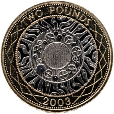 купить Великобритания 2 фунта (pounds) 2003
