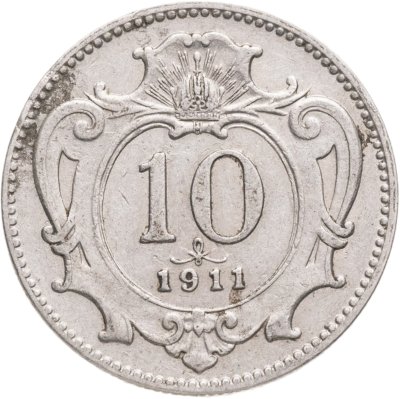 купить Австрия 10 геллеров (heller) 1911