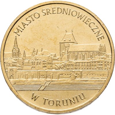 купить Польша 2 злотых 2007 "Памятники Польши - Средневековый город Торунь"