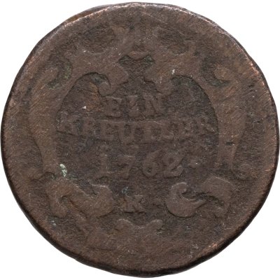 купить Австрия 1 крейцер (kreuizer) 1762 Мария Терезия
