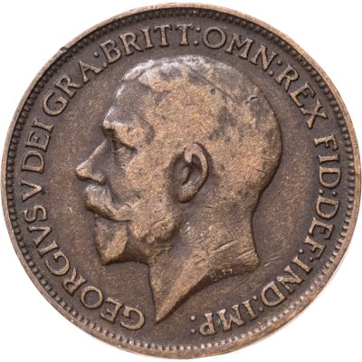 купить Великобритания 1 фартинг (farthing) 1920